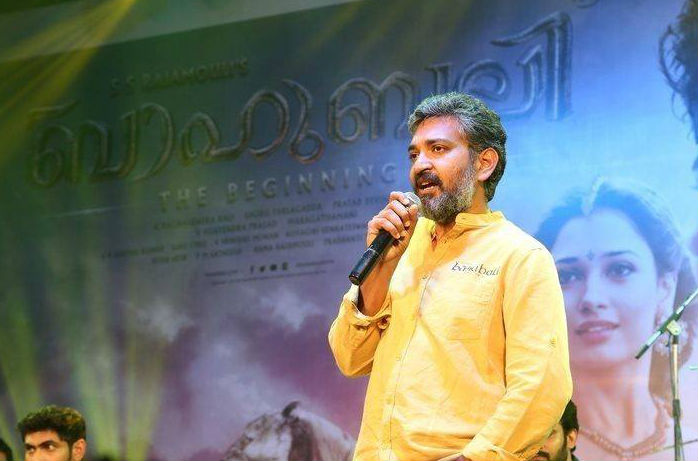 S. S. Rajamouli at Bahubali Malayalam Audio Launch Baahubali,Baahubali Malayalam Audio Launch,S. S. Rajamouli,Prabhas,Rana Daggubati,Anushka Shetty,Tamannaah,Baahubali Malayalam Audio Launch pics,Baahubali Malayalam Audio Launch images,Baahubali Malayalam Audio Launch photos,Baahubali Malayalam Audio Laun