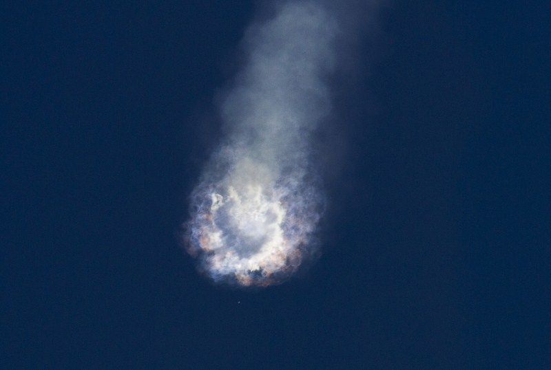 An unmanned SpaceX Falcon 9 rocket explodes after liftoff from Cape Canaveral, Florida SpaceX's Falcon 9,SpaceX's Falcon 9 rocket,SpaceX's Falcon 9 rocket breaks up shortly after launch,spacex falcon 9 rocket explodes,spacex falcon 9 rocket,spacex falcon 9,SpaceX Falcon 9 launch
