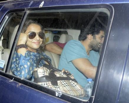Vidya Balan spotted at South Mumbai