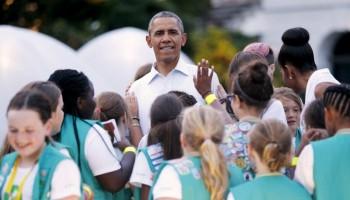 Obama camp out,Obama camp out with Girl Scouts on White House lawn,Obama camp out with Girl Scouts,White House,Obama,Girl Scouts,Michelle Obama,Barack Obama,Michelle Obama pics