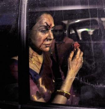 Hema Malini injured in road accident