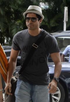 Farhan Akhtar snapped at airport