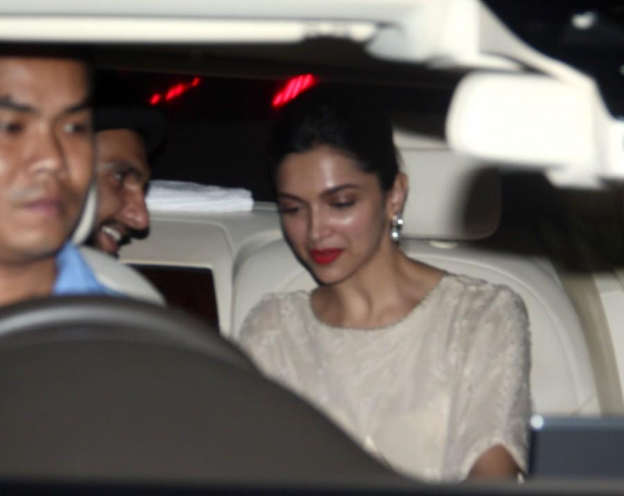 Lovebirds Deepika, Ranveer Spotted Together Ranveer Singh,Deepika Padukone,Shraddha Kapoor,abcd 2,Varun Dhawan,gautam gulati,Sushant Singh Rajput,bajirao mastani,photos