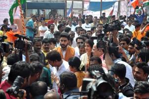 Aishwarya rai Bachchan,abhishek bachchan,gudi padwa,ugadi,mumbai,photos