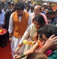 Aishwarya rai Bachchan,abhishek bachchan,gudi padwa,ugadi,mumbai,photos