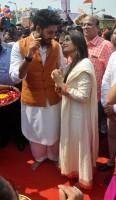 Aishwarya rai Bachchan,abhishek bachchan,gudi padwa,ugadi,mumbai,photos