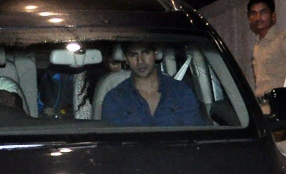 Varun Dhawan spotted at Red Chillies Office