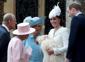 Royals Attend Christening of Princess Charlotte,princess charlotte christening,princess charlotte