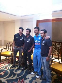 Ajinkya Rahane addressing the Press Conference