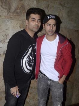 Varun Dhawan and Karan Johar spotted at Lightbox