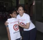 Sofia Hayat visits 130 orphan girls in Mumbai