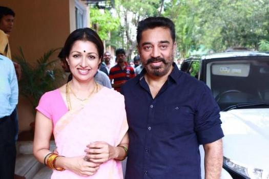Kamal Haasan and Gautami Tadimalla