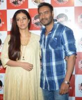 Drishyam movie promotion,Ajay Devgn,Tabu,Ajay Devgn and Tabu,Ajay Devgn and Tabu promote Drishyam on Radio Fever 104 FM,Drishyam movie promotion pics,Drishyam movie promotion images,Drishyam movie promotion photos,Drishyam movie promotion stills,Drishyam