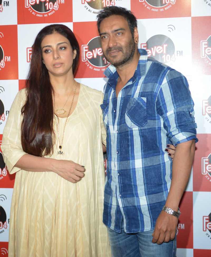 Ajay Devgn and Tabu Drishyam movie promotion,Ajay Devgn,Tabu,Ajay Devgn and Tabu,Ajay Devgn and Tabu promote Drishyam on Radio Fever 104 FM,Drishyam movie promotion pics,Drishyam movie promotion images,Drishyam movie promotion photos,Drishyam movie promotion stills,Drishyam