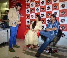 Drishyam movie promotion,Ajay Devgn,Tabu,Ajay Devgn and Tabu,Ajay Devgn and Tabu promote Drishyam on Radio Fever 104 FM,Drishyam movie promotion pics,Drishyam movie promotion images,Drishyam movie promotion photos,Drishyam movie promotion stills,Drishyam