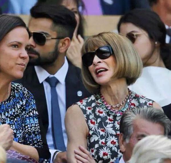Virat Kohli and Anushka Sharma Wimbledon 2015,Sachin Tendulkar,Anjali,Virat Kohli,Anushka Sharma,Virat Kohli and Anushka Sharma,Wimbledon 2015 men's singles Semi Final,Wimbledon Semi Final,Wimbledon 2015 men's singles,tennis,Wimbledon,Anjali Tendulkar
