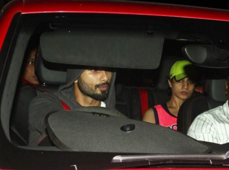 Shahid Kapoor and Mira Rajput snapped Coming out of a Gym