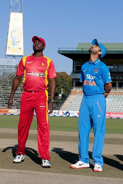 Zimbabwe win toss, opt to bowl against India in 2nd ODI of the three-match series Zimbabwe vs India,Zimbabwe vs India 2nd ODI,Zimbabwe vs India 2015,ZIMvsIND,INDvsZIM,cricket,cricket 2015,2nd ODI Match,Zimbabwe vs India 2nd ODI pics,Zimbabwe vs India 2nd ODI images,Zimbabwe vs India 2nd ODI photos,Zimbabwe vs India 2nd ODI stills,Zimba