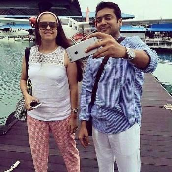 Suriya and Jyothika in Maldives
