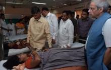 Andhra Pradesh CM Chandrababu Naidu meets Victims