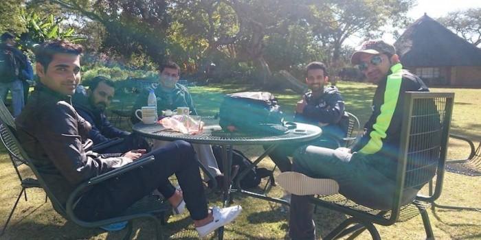 Team India outing at wildlife reserve in Zimbabwe