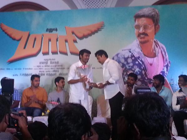 Dhanush and Sarathkumar Maari Press Meet,Maari,Dhanush,actor Dhanush,Maari Press Meet pics,Maari Press Meet images,Maari Press Meet photos,Maari Press Meet stills,Maari Press Meet pictures