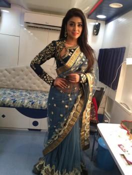 Actress Shriya Saran at Nach Baliye Season 7.