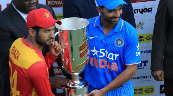 India vs Zim: 2nd T20 Zimbabwe stun India to level the series India vs Zim,India vs Zim: 2nd T20 Zimbabwe stun India to level the series,2nd T20,India vs Zimbabwe,India vs Zimbabwe 2015,series level,cricket