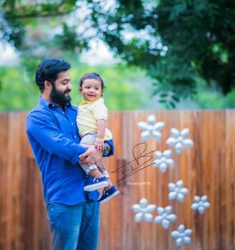 Jr NTR's Son Abhay Ram turns one on Wednesday, 22 July 2015.