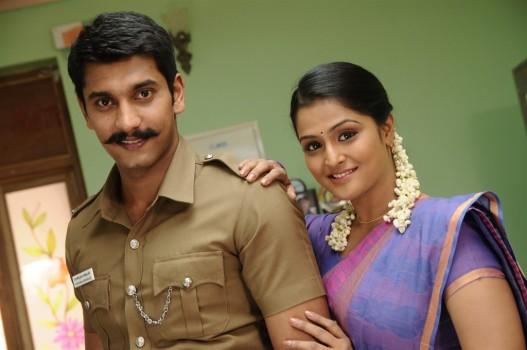 Naalu Policeum Nalla Irundha Oorum is a Upcoming Tamil Movie. Directed by N. J. Srikrishna. Starring Arulnithi, Remya Nambeesan, Bagavathi Perumal in the lead roles.