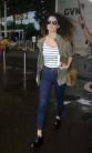 Bollywood Actress Kangna Ranaut and Actor Tiger Shroff snapped at Domestic Airport