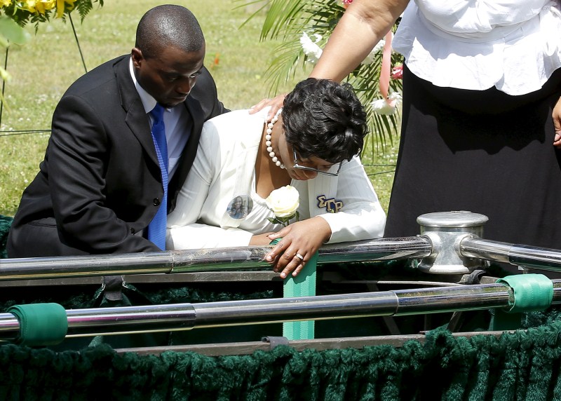 Hundreds of people attend the funeral of Sandra Bland, a black woman found dead in a Texas jail cell days after she was arrested following a minor traffic offense. Sandra Bland's funeral held in Lisle,Sandra Bland funeral,Sandra Bland,Sandra Bland funeral pics,Sandra Bland funeral images,Sandra Bland funeral photos,Sandra Bland funeral stills,Sandra Bland funeral pictures