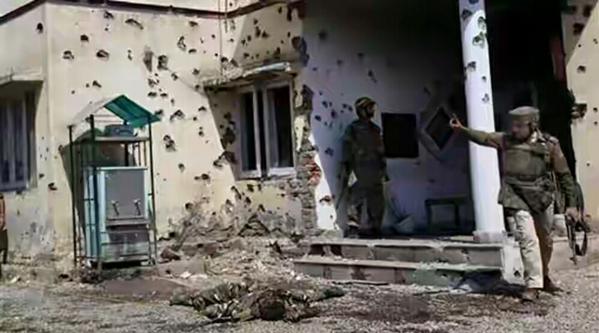 Terrorists attacked a passenger bus in Punjab and then stormed a police station in Gurdaspur early on Monday, and killed at least 8 people, including six civilians. Punjab Terror Attack,Terror Attack,Terrorist attack in Punjab,Terror attack in Punjab,Gurdaspur terror attack in Punjab,police station in Gurdaspur,police station Attack,Terror Attack police station,Gurdaspur