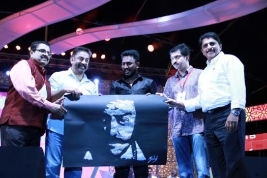 South Indian Actor Kamal Haasan at Hridaya Raagam Charity Event.