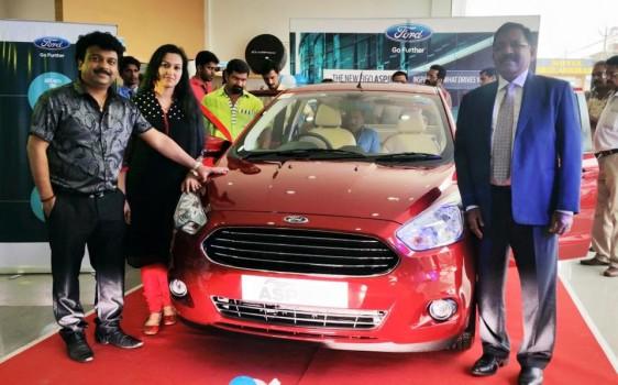 Deepak Dev unveiled Ford Figo Aspire in Kochi.