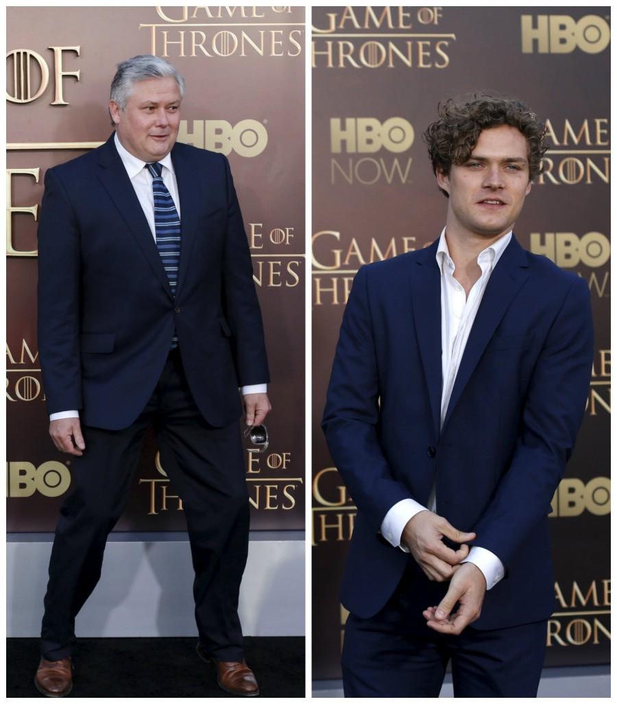 Conleth Hill and Finn Jones Game of thrones,Game of Thrones premiere,Game of Thrones season 5,Game of Thrones air date