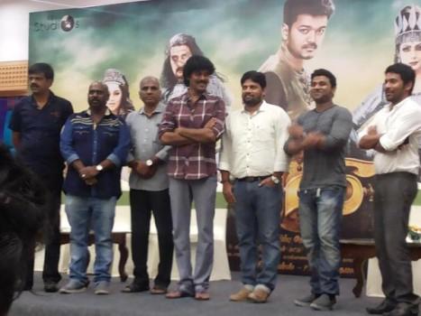 Tamil Movie Puli Press Meet Photos.