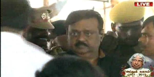 Photos of Captain Vijayakanth pays last respect to Abdul Kalam. Vijayakanth pays last respect to Abdul Kalam,Captain Vijayakanth,Vijayakanth,Abdul Kalam,APJ Abdul Kalam dies,abdul kalam demise,Vijayakanth last respect to Abdul Kalam