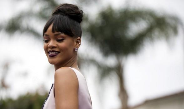 Rihanna attends the special screening of the animated film 'Home' in Los Angeles.