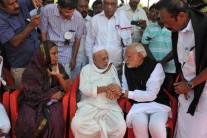 PM Narendra Modi arrives for President Kalam's funeral in Rameswaram.