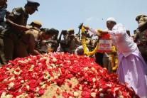 Photos of Former President Dr APJ Abdul Kalam's funeral procession in Rameswaram.