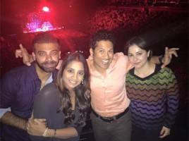 Sachin Tendulkar,Sachin tendulkar photos,Sachin tendulkar pays respected to childhood coach,Ramakant Achrekar,Guru Purnima,Guru,Sachin tendulkar childhood coach,Photo,Sachin photos,tendulkar photos,Tendulkar