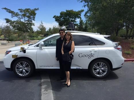 Madhuri Dixit Travels in Google's Self Driving Car