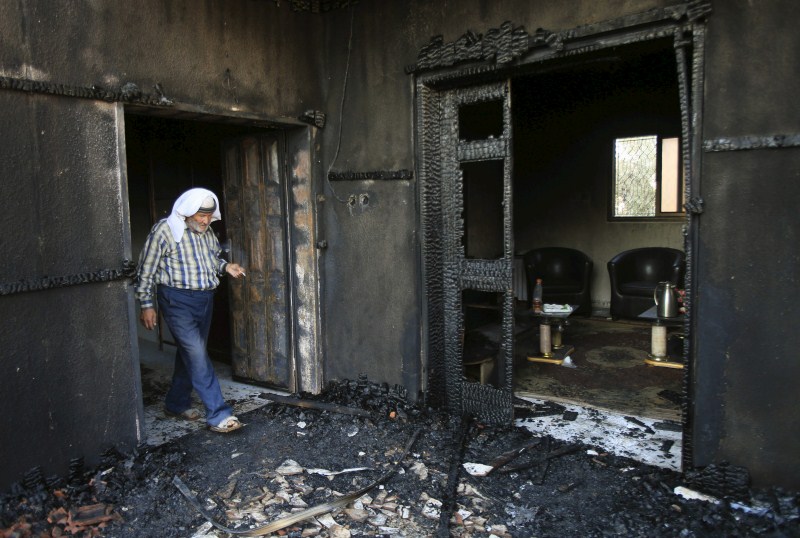 Suspected Jewish attackers torch a Palestinian home in the occupied West Bank, killing an 18-month-old toddler. Palestinian toddler killed in West Bank,Palestinian toddler killed,Palestinian toddler,Suspected Jewish attackers,Jewish attackers,Palestinian,Ali Dawabsheh
