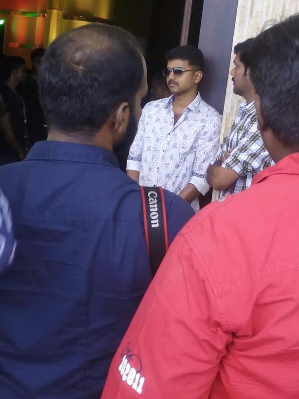 Actor Vijay at Puli Audio Launch. Vijay at Puli Audio Launch,Vijay,Puli Audio Launch,Puli Audio release,Puli Audio Launch pics,ilayathalapathy vijay,actor vijay,vijay latest pics,vijay latest images,vijay latest photos,vijay latest stills,vijay latest pictures