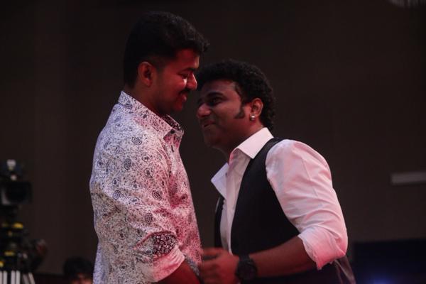 Photos of Devi Sri Prasad at Vijay's Puli Audio Launch. Devi Sri Prasad at Vijay's Puli Audio Launch,Devi Sri Prasad Puli Audio Launch,Vijay's Puli Audio Launch,Puli Audio Launch,Puli Music Launch,Devi Sri Prasad,Devi Sri Prasad latest pics,Devi Sri Prasad latest images,Devi Sri Prasad latest photos