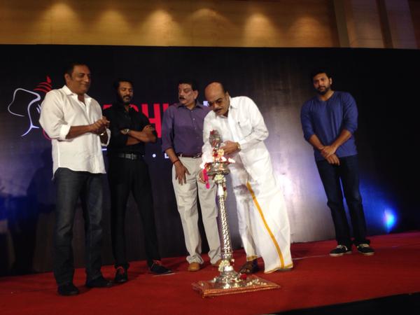 Actor Prabhu Deva Launches his Production House. Jayam Ravi and Prakash Raj graced the event. Prabhu Deva Launches his Production House,Prabhu Deva own Production House,Prabhu Deva,actor Prabhu Deva,Jayam Ravi,Prakash Raj,Prabhu Deva Production House