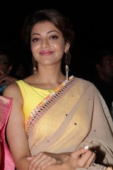 South Indian Actress Kajal Aggrawal at Paayum Puli Audio Launch.