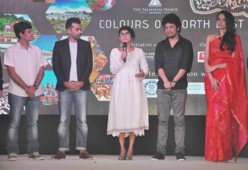 Photos of Kiran Rao and others attend North East Festival.