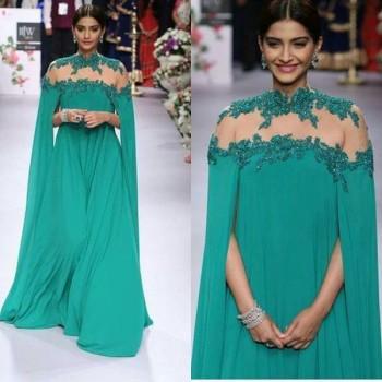 Bollywood Actress Sonam Kapoor takes our breath away in a stunning Michael Costello Gown.